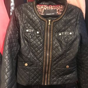 Medium leather jacket